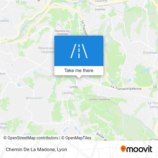 Chemin De La Madone map
