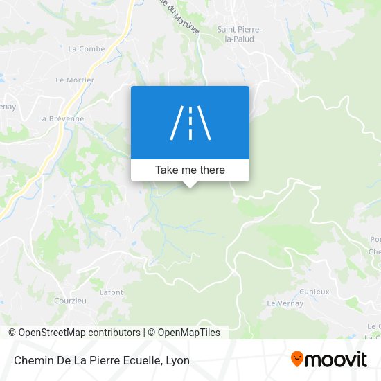 Chemin De La Pierre Ecuelle map