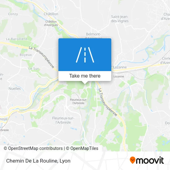 Chemin De La Rouline map