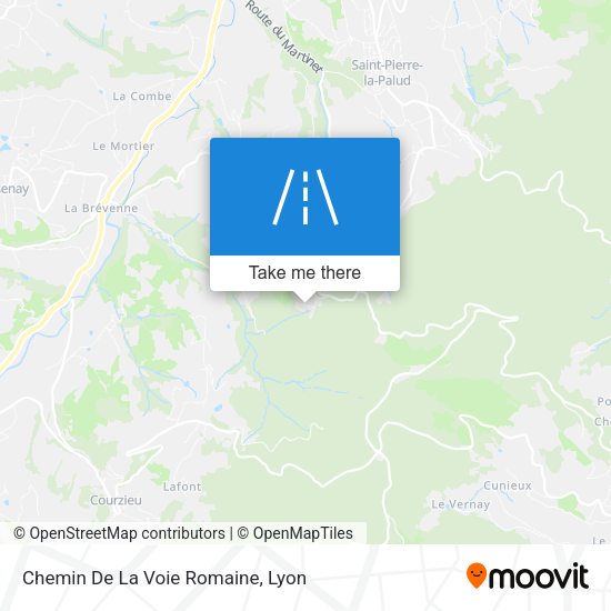 Chemin De La Voie Romaine map