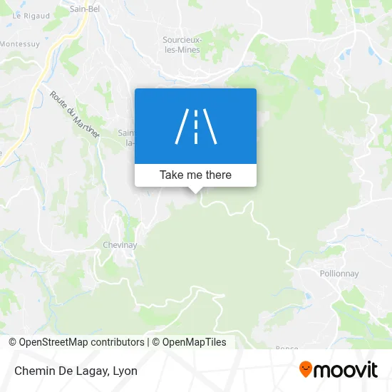 Chemin De Lagay map