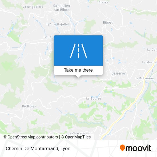 Chemin De Montarmand map