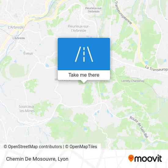 Chemin De Mosouvre map