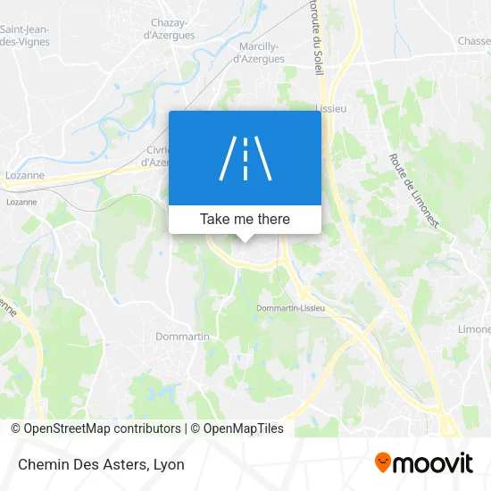 Chemin Des Asters map