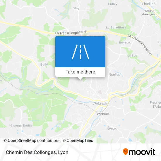 Chemin Des Collonges map