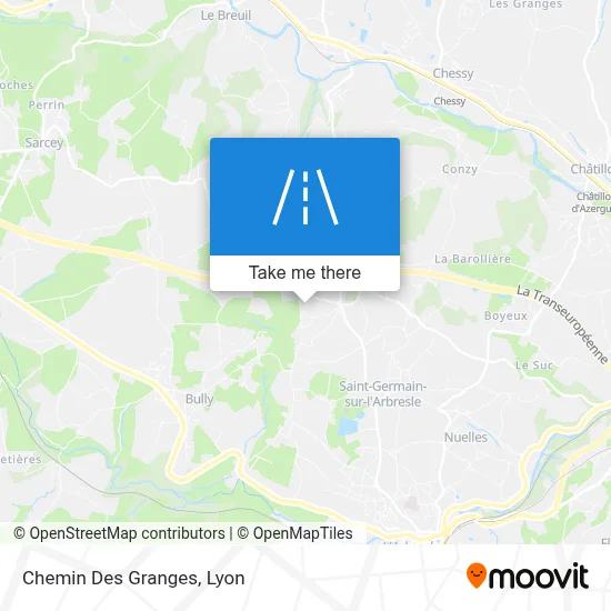 Chemin Des Granges map