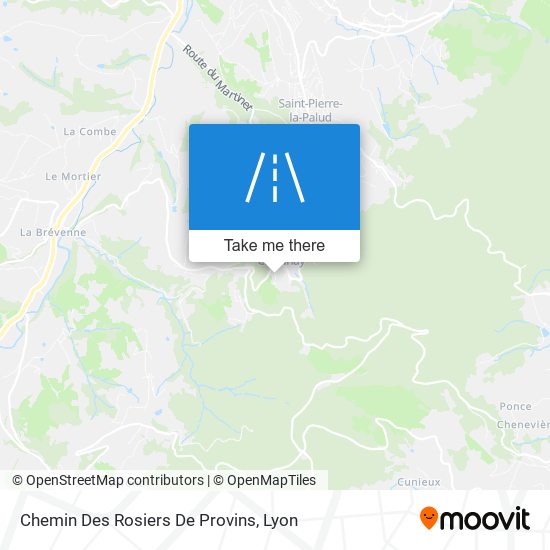 Chemin Des Rosiers De Provins map