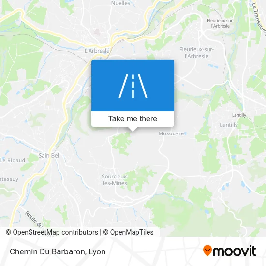 Chemin Du Barbaron map