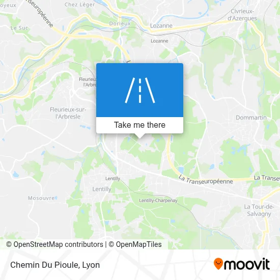 Chemin Du Pioule map