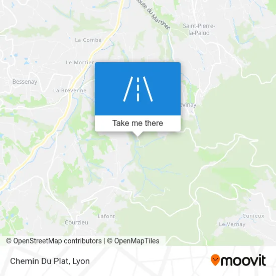 Chemin Du Plat map