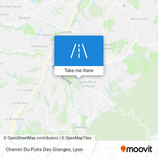 Chemin Du Puits Des Granges map