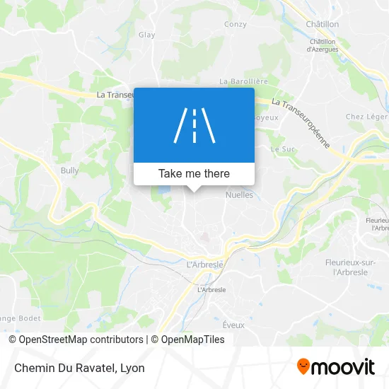 Chemin Du Ravatel map