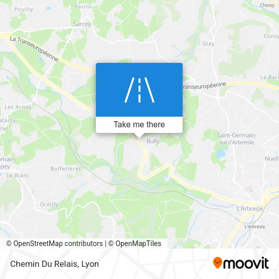 Chemin Du Relais map