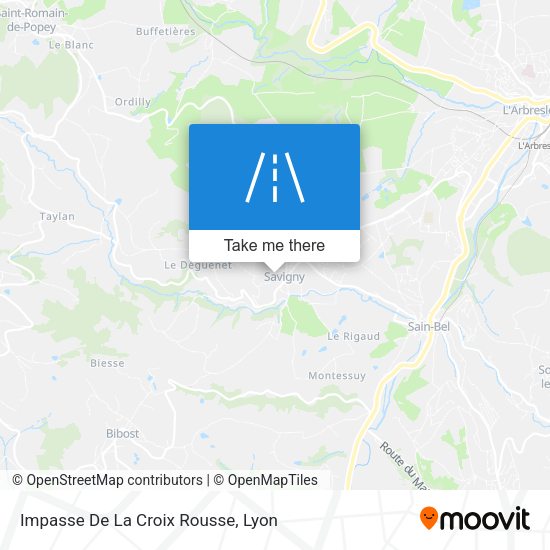 Impasse De La Croix Rousse map