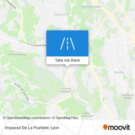 Impasse De La Pustière map