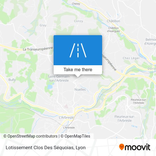 Lotissement Clos Des Séquoias map