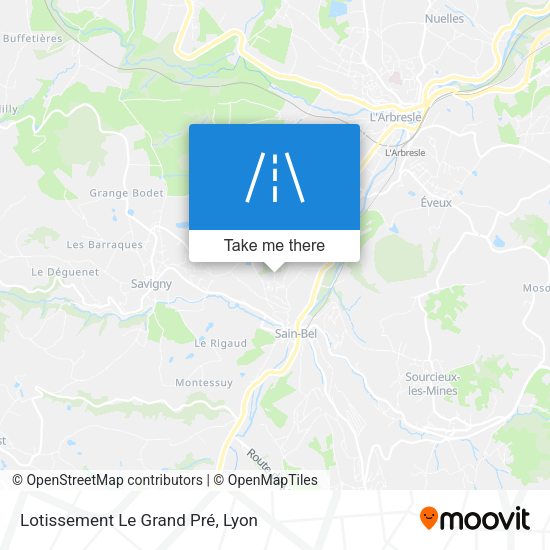 Lotissement Le Grand Pré map