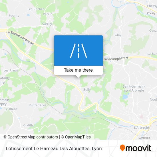 Lotissement Le Hameau Des Alouettes map