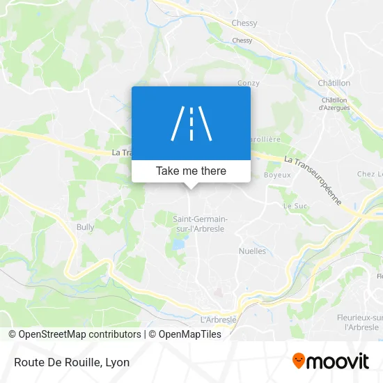 Route De Rouille map