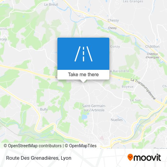 Route Des Grenadières map