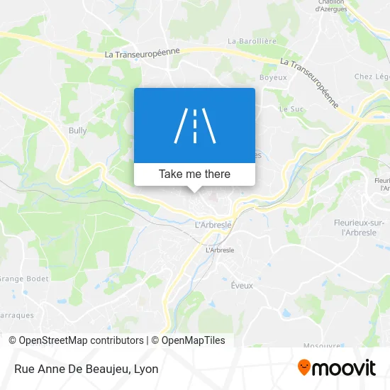 Rue Anne De Beaujeu map