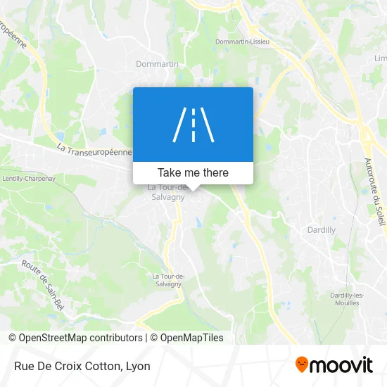 Rue De Croix Cotton map