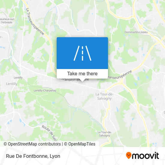 Rue De Fontbonne map