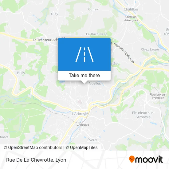 Rue De La Chevrotte map