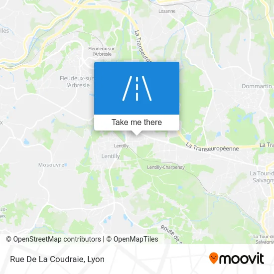 Rue De La Coudraie map