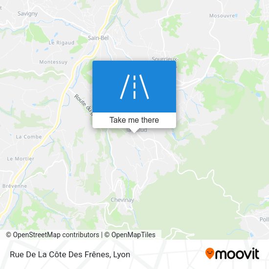 Rue De La Côte Des Frênes map