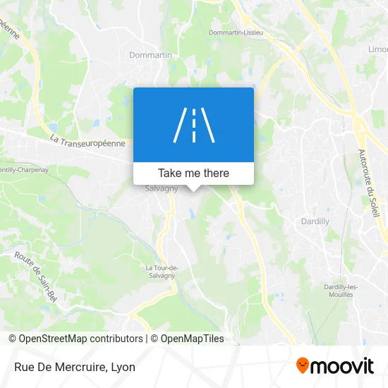 Rue De Mercruire map