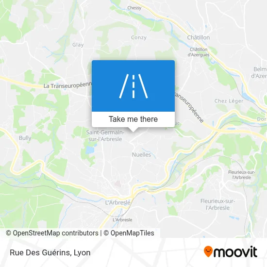 Rue Des Guérins map
