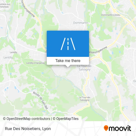 Rue Des Noisetiers map