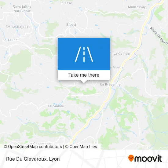 Rue Du Glavaroux map