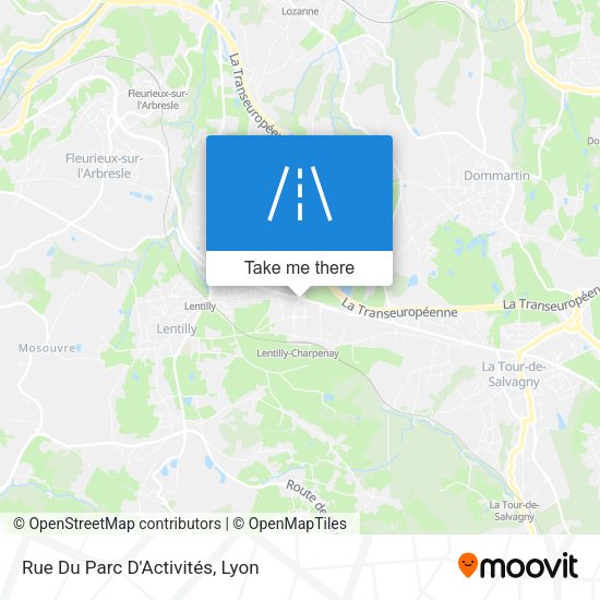Rue Du Parc D'Activités map