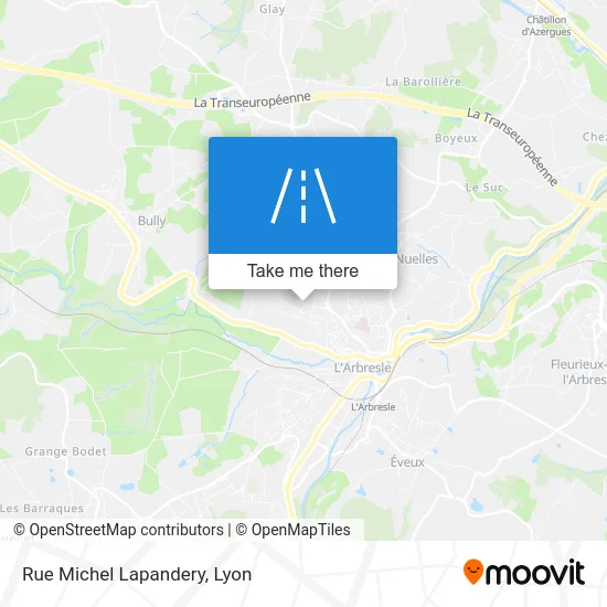 Rue Michel Lapandery map