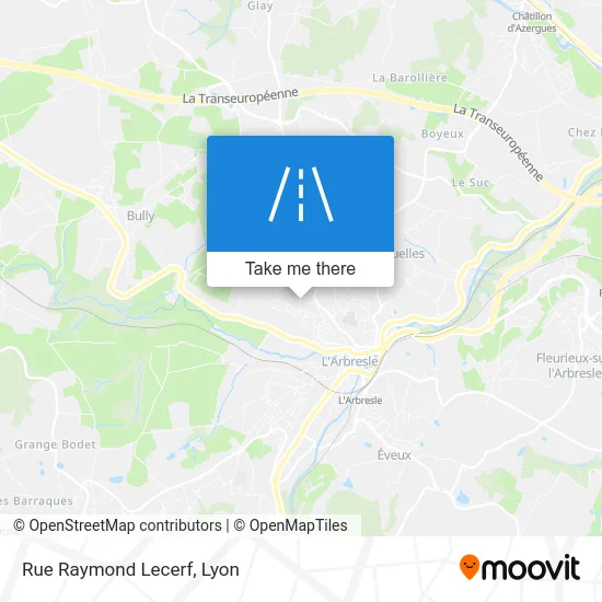 Rue Raymond Lecerf map