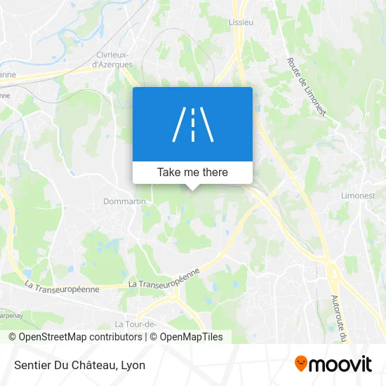 Sentier Du Château map