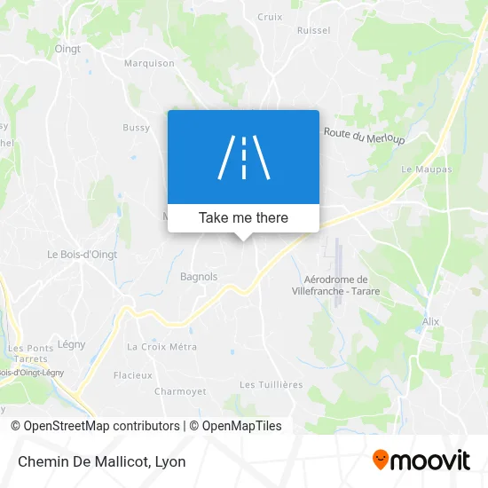 Chemin De Mallicot map