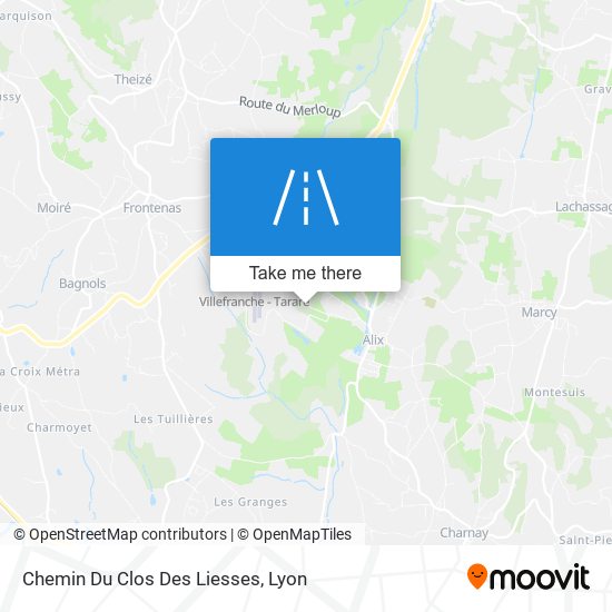 Chemin Du Clos Des Liesses map