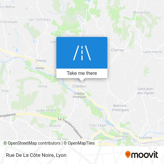 Rue De La Côte Noire map