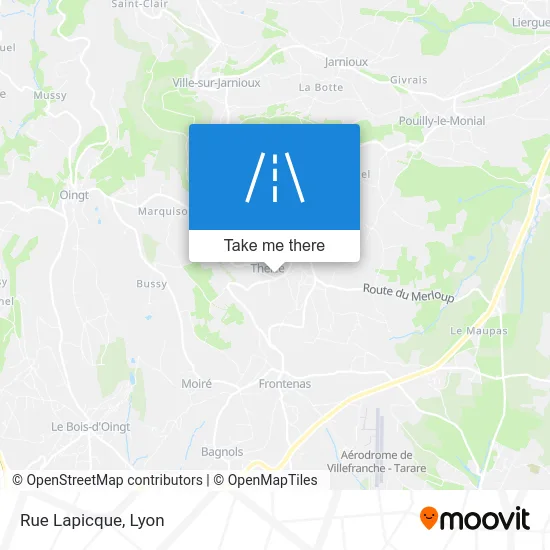 Rue Lapicque map
