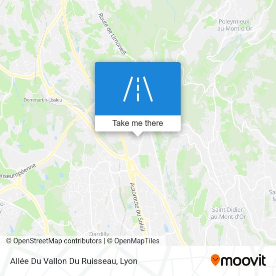 Allée Du Vallon Du Ruisseau map