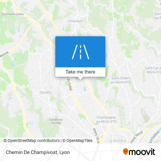 Chemin De Champivost map