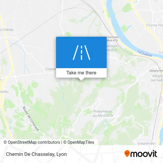 Chemin De Chasselay map