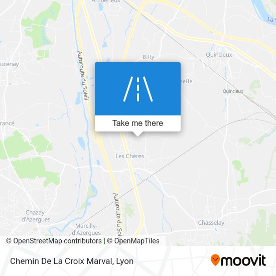 Chemin De La Croix Marval map