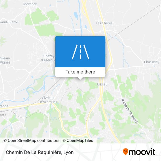 Chemin De La Raquinière map