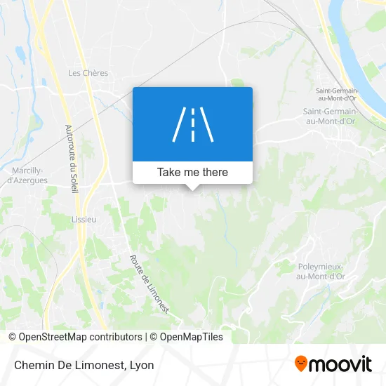 Chemin De Limonest map