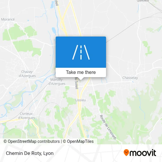 Chemin De Roty map