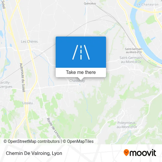 Chemin De Valroing map